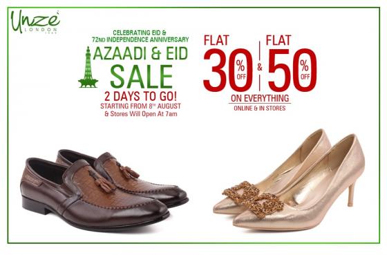 unze london flat 50 off